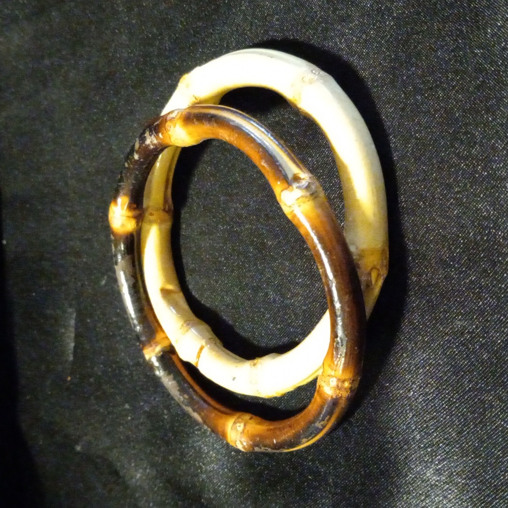 Two bangle bracelets